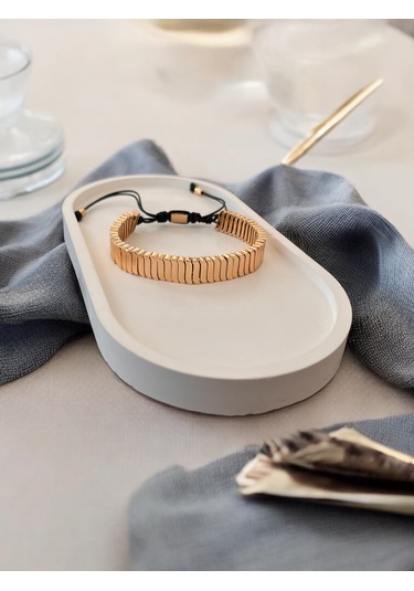 Jujuy Çelik Tasarım Model Bileklik Model 18 Bronz