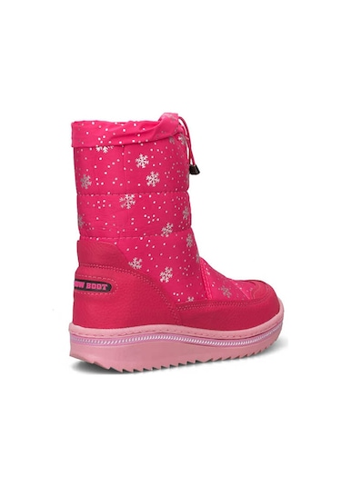 Ayakkabımood Le Petit Fuşya Kürklü Kız Çocuk Kar Botu Fuşya