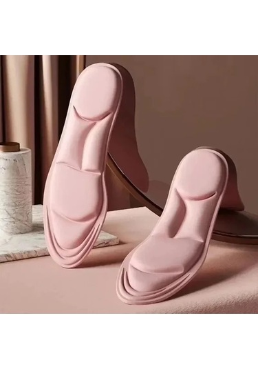 Fochsia Pembe 35-36 5d Yumuşak Tabanlı Spor Ayakkabı Astarı Koşu Rahat Nefes Alabilir Yorgunluk Önleyici