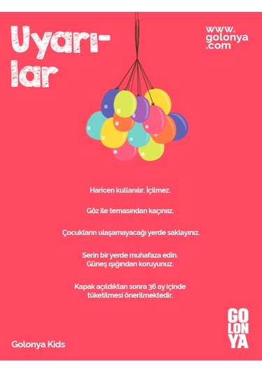 Golonya Kids 4'lü Sprey Kolonya