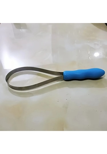 Elmpaly Mavi 2 Taraflı Evcil Hayvan Tüy Fırçası: Kedi Köpek At Taranması, Sağlıklı Tüy