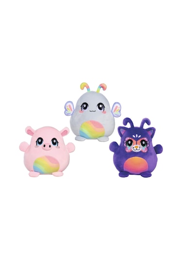 "nicotoy Cute Softies Animals 24cm 3ass. Mor Çok Renkli