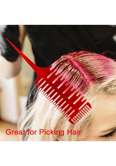 Suofeng 6'li Saç Boyama Ve Şekillendirme Tarakları - Profesyonel Renk Ayrımı Ve Vurgulama Seti