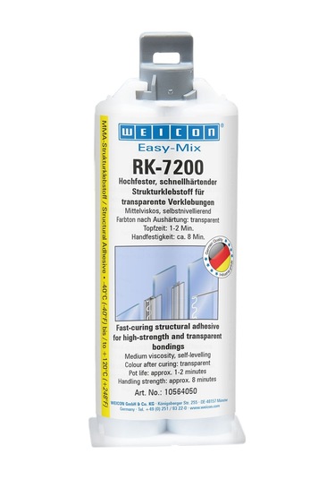 Weicon Easy-Mix Rk-7200 Yapıştırıcı 50 G Şeffaf Renksiz
