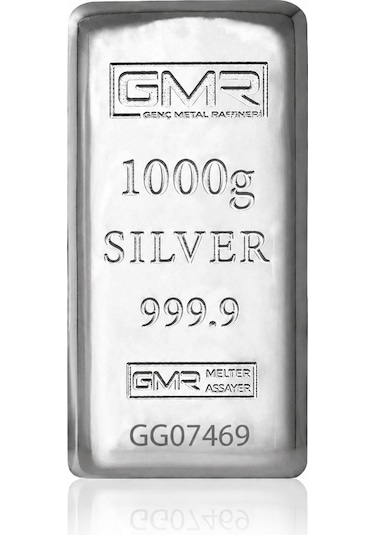 Agakulche 1000 Gram 999.9 Ayar Gmr Külçe Gümüş