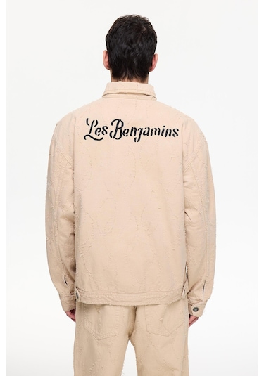 Les Benjamins Les Benjamıns Jacket 004 L Neutral Nude Bej
