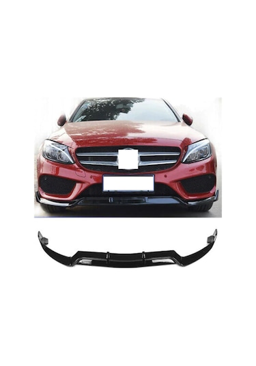 Mercedes C Serisi W205 Ön Tampon Lip 2015-2018