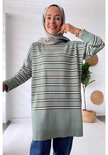 Lady Triko Tunik - Yeşil