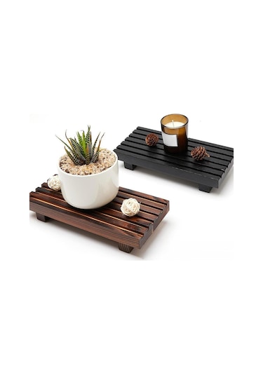 Homyl Çiftlik Evi Mutfak Tezgahı Oturma Odası Için Sabunluk M Kahverengi