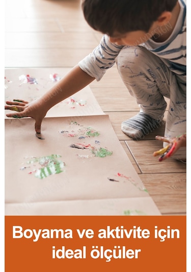 Melolisa Dev Boyama Çiftlik Temalı Bebek, Kreş Ve Çocuk Aktivite Ve Boyama Rulosu - Kids Coloring Roll