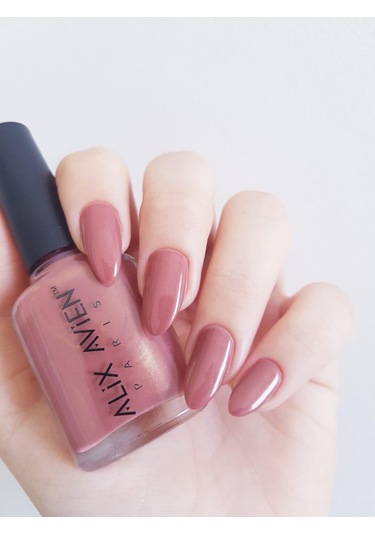 Alix Avien Nude Pembe Oje 85 Yüksek Pigmentli Uzun Süreli Kalıcılık Hızlı Kuruma Nail Lacquer 85