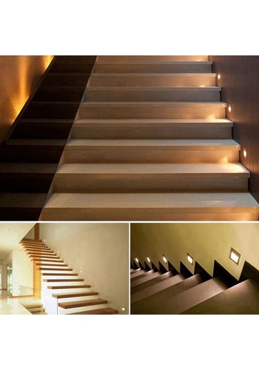 Ct-5179 3w Koridor Led Armatür 6400k Beyaz Işık Siyah Kasa Diğer