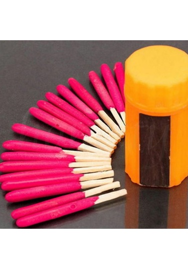 Kangvka Acil Durum Rüzgar Geçirmez Su Geçirmez 20'li Portatif Çakma Seti Portakal