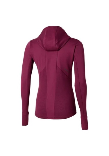 Active Warm Kadın Kapüşonlu Yarım Fermuarlı Rüzgarlık Bordo Çok Renkli