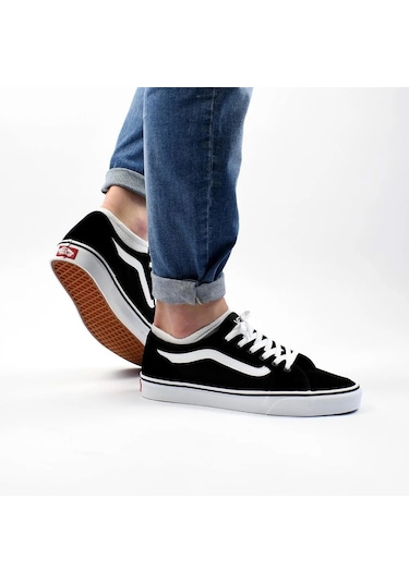 Vans Mn Filmore Decon Ayakkabı- Erkek Siyah - Beyaz