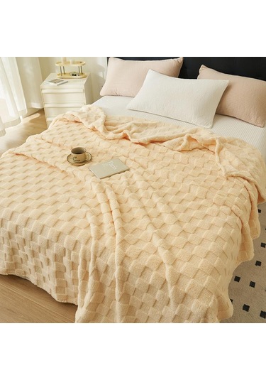 Sarı Yatak Battaniyeleri Yumuşak Rahat Rahat Katı Siyah Kadife Atmak Battaniye Kanepe Taşınabilir Seyahat Flanel Battaniye Kapağı 100 150cm