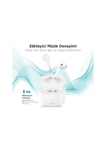 Ttec 2KM137B AirBeat Lite 2 TWS Bluetooth 5.0 Kulak İçi Kulaklık