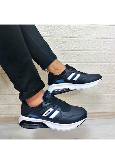 Kinetix Pagol Pu Siyah Fuspetli Air Atom Taban Spor Ayakkabı Siyah