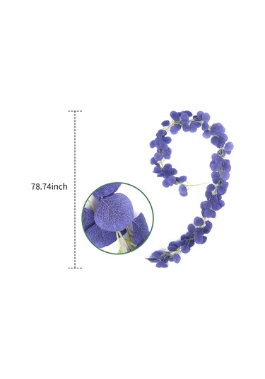 Suofeng Yapay İpek Kumaştan Yapılmış 2 Metrelik Dayanıklı Dekoratif Yapraklar, İç Ve Dış Mekanlar İçin İdeal.