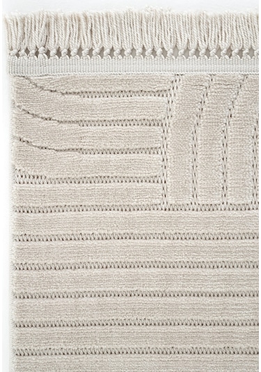 Cool Halı Stone 1090 Bej Kaymaz Taban Koridor Halısı Kesme Yolluk Mutfak Halısı Modern Salon Halısı