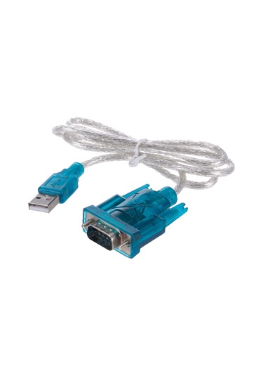 Ximistore9 Usb'den Rs232'ye 9 Pin Seri Port Dönüştürücü Kablosu - Mikrodenetleyici Geliştirme Tahtası İçin 70cm Mavi Kablo Win/mac Desteği