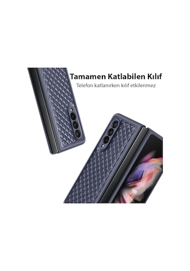 Dux Ducis Venice Samsung Galaxy Z Fold3 5G Premium Deri Kilif 563601270