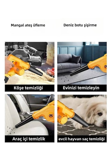 Kraft Hart  21V Çift Akülü Hava Üfleme Makinesi