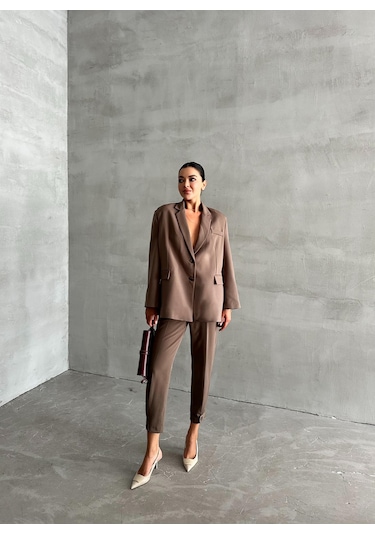Kahve Washington Blazer Ceket Kahve