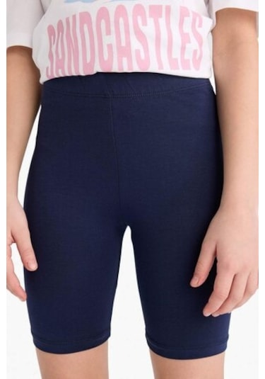 DeFacto Kız Çocuk Kısa Boy Tayt B5591A825SMNV241 Lacivert