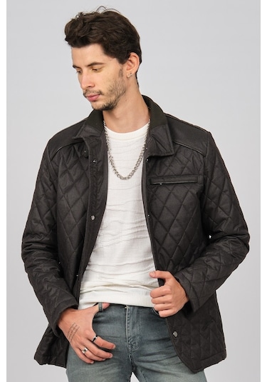 Daynax Erkek Içi Kürklü Kapitone Kaban 4926000 Kahverengi-Kahverengi