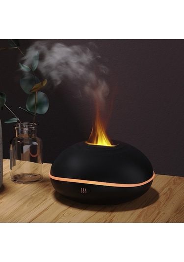 Dancemonkey Sd13 200 Ml Araba Usb Alev Aromaterapi Difüzör Ev Led Gece Lambası Sessiz Sis Nemlendirici Beyaz, Araba Ve Ev İçin Mükemmel