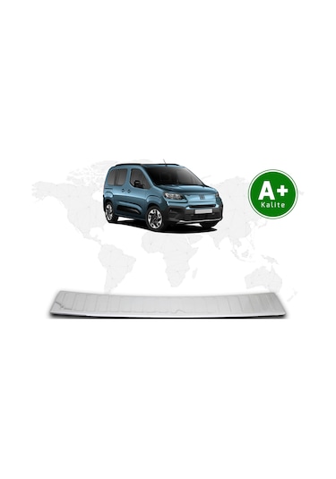 Fiat Doblo Krom Arka Tampon Eşiği 2024 Model Ve Sonrası
