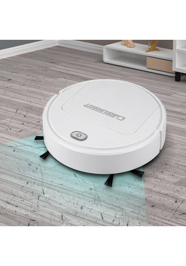 Hombey Siyah 3'lü İşlevli Zeka Robot Süpürge: Güçlü Emme, Pet Tüyü Temizliği, Sessiz Çalışma Ve Zemin Silme Siyah