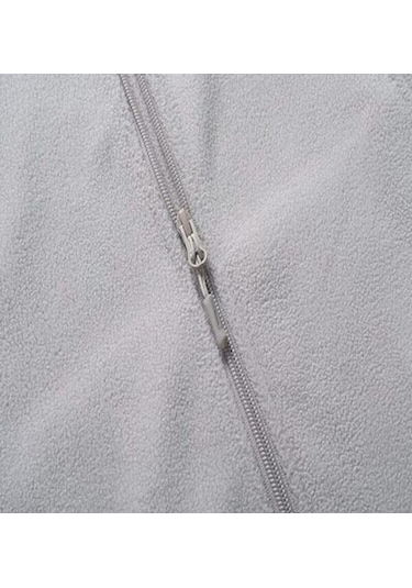 Unisex Polar Tam Fermuarlı Outdoor Polar Ceket Tactical Polar Kadın-erkek Polar Renkli-tam Gri