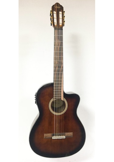 VALENCIA VC564CEBSB ELEKTRO KLASİK GİTAR, CUTAWAY, 4/4, KAHVE SUN