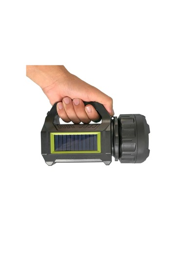 Buffer Şarjlı Led El Feneri 10w Taşınabilir Acil Durum Lambası Usb Şarjlı & Yan Cob Işıklı Çok Renkli