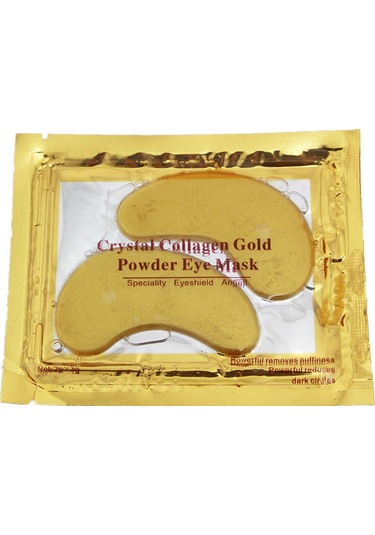 Doğal Yüz Göz Gözalti Maskesi 24K Altın Kolajen Kolojen Etkili