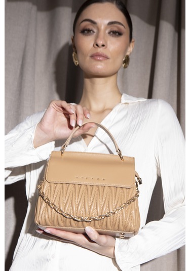Sisley Kadın El Çantası Sly 180 Std / Camel Camel