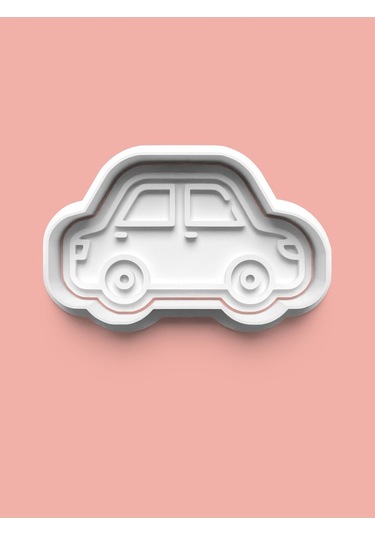 Arabalar Kurabiye Kalıbı Ve Şeker Hamuru Kalıbı 4'lü Set