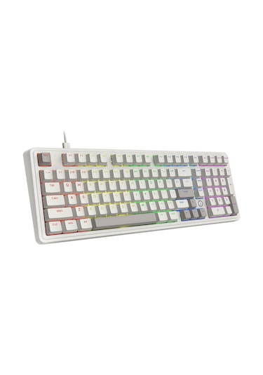 Ak980 Red Switch Kablolu Mekanik Oyun Klavyesi- Rainbow Aydınlatmalı - Retro