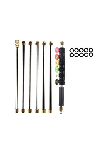 10ft Oluk Temizleme Aleti Basınçlı Yıkama Makinesi Uzatma Çubuğu