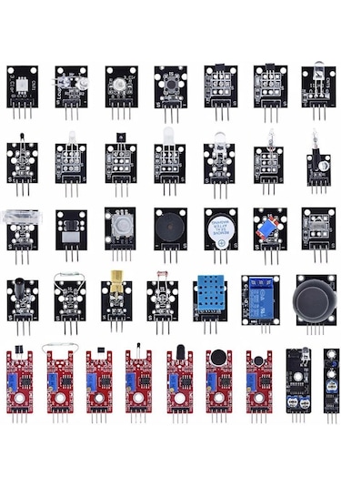 Arduino Uyumlu Sensör Modül Seti Sensor Kit 37 Parça Karton Kutulu ...