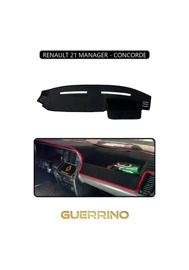 Renault 21 Manager - Concordetorpido Koruma Halısı Siyah Kenar