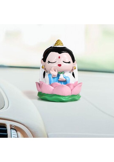 Suntek Çin Figürleri Heykel Dekorasyonu Taşınabilir Guanyin
