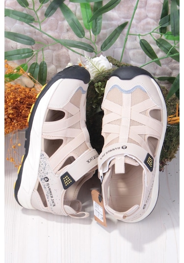 Hammer Jack 24813 Crımson Rahat Esnek Orijinal Ürün Outdoor Erkek Sandalet Bej