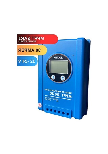 Ganzhoushop Solar Şarj Mppt Lexron Kontrol Cihazı Amper 30a 30 -24v 12v Db