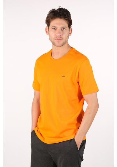 Arma Erkek Büyük Beden Bisiklet Yaka Tişört Y22374868501 Turuncu Arma Erkek Büyük Beden Bisiklet Yaka Tişört Y22374868501 Turuncu