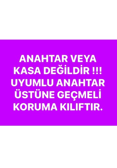 Citröen C3 C4 C5 Aircross Uyumlu Anahtar Koruma Kılıf Siyah - Krom