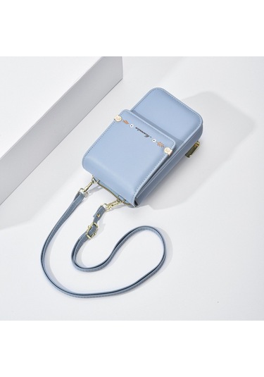 Basit Ve Çok Yönlü Dikey Omuz Çapraz Askılı Çanta - Yeşil