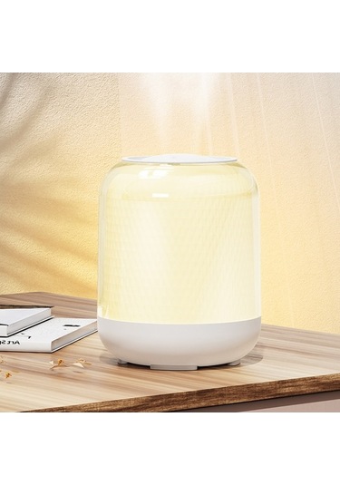 Dancemonkey 3 Nozullu 4 Sis Modlu Sessiz Nemlendirici - Usb Şarjlı Otomatik Kapanan Beyaz